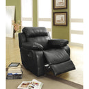  Manufacturer Color_Black -- Homelegance Marille Glider Leather Look Recliner IMAGE 7