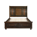  Size_California King -- Homelegance Cumberland Sleigh Bed with Storage IMAGE 5