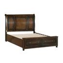  Size_California King -- Homelegance Cumberland Sleigh Bed with Storage IMAGE 6