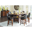  Homelegance Bayshore 5447-29S Swivel Pub Height Chair IMAGE 5
