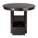  Homelegance Junipero 2423-36 Round / Oval Counter Height Table with Storage Base IMAGE 5