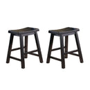  Homelegance Saddleback 5302BK-18 18 Dining Stool, RTA IMAGE 1