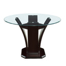  Homelegance Daisy 710-36RD* Round Counter Height Table, Glass Top IMAGE 1