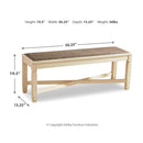  Signature Design by Ashley Bolanburg D647D26 6 pc Dining Set IMAGE 13