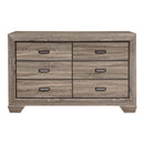  Color_Natural -- Homelegance Beechnut 6 Drawer Dresser IMAGE 1
