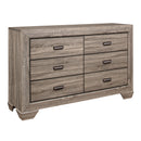  Color_Natural -- Homelegance Beechnut 6 Drawer Dresser IMAGE 2