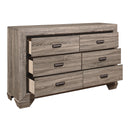 Color_Natural -- Homelegance Beechnut 6 Drawer Dresser IMAGE 3