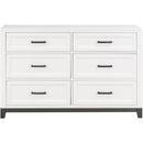  Homelegance Garretson 1450WH 6 pc Twin Platform Bedroom Set IMAGE 4