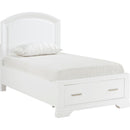  Homelegance Hudson 1520WH 6 pc Twin Platform Bedroom Set IMAGE 2