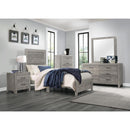  Homelegance Corbin 1534GY 6 pc Twin Panel Bedroom Set IMAGE 1
