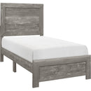  Homelegance Corbin 1534GY 6 pc Twin Panel Bedroom Set IMAGE 2