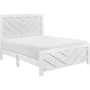  Homelegance Corbin 1534NPWH 6 pc Queen Panel Bedroom Set IMAGE 3