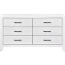  Homelegance Corbin 1534NPWH 6 pc Queen Panel Bedroom Set IMAGE 5