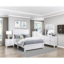  Homelegance Corbin 1534NPWH 6 pc Queen Panel Bedroom Set IMAGE 1