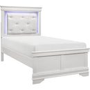  Homelegance Lana 1556WT 6 pc Twin Panel Bedroom Set IMAGE 2