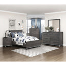  Homelegance Zephyr 1577DGT 6 pc Twin Panel Bedroom Set IMAGE 1