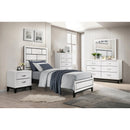  Homelegance Davi 1645WH 6 pc Twin Panel Bedroom Set IMAGE 1