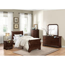  Homelegance Abbeville 1856T 6 pc Twin Sleigh Bedroom Set IMAGE 1