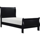  Homelegance Mayville 2147TBK 6 pc Twin Sleigh Bedroom Set IMAGE 2