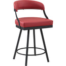  Homelegance Crowley 5565 5 pc Counter Height Dining Set - Red IMAGE 3