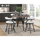  Homelegance Crowley 5565 5 pc Counter Height Dining Set - White IMAGE 1