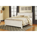  Size_King -- Signature Design by Ashley Willowton King Panel Bed IMAGE 1