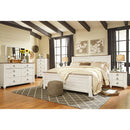  Size_King -- Signature Design by Ashley Willowton King Panel Bed IMAGE 4