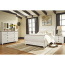  Size_Queen -- Signature Design by Ashley Willowton Sleigh Bed IMAGE 2