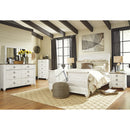  Size_Queen -- Signature Design by Ashley Willowton Sleigh Bed IMAGE 4