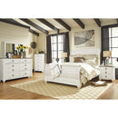  Size_Queen -- Signature Design by Ashley Willowton Sleigh Bed IMAGE 5