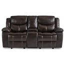  Homelegance Bastrop 8230BRW 2 pc Reclining Living Room Set IMAGE 3