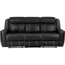 Homelegance Littleton 8516BK 2 pc Reclining Living Room Set IMAGE 2