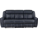  Homelegance Littleton 8516BU 2 pc Reclining Living Room Set IMAGE 2
