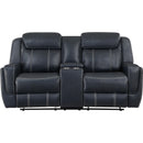  Homelegance Littleton 8516BU 2 pc Reclining Living Room Set IMAGE 3
