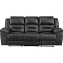  Homelegance Hazen 8538BK 2 pc Reclining Living Room Set IMAGE 2