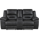  Homelegance Hazen 8538BK 2 pc Reclining Living Room Set IMAGE 3