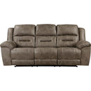  Homelegance Hazen 8538BR 2 pc Reclining Living Room Set IMAGE 2