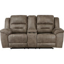  Homelegance Hazen 8538BR 2 pc Reclining Living Room Set IMAGE 3