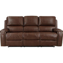  Homelegance Newnan 8549BRW 2 pc Reclining Living Room Set IMAGE 2