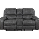  Homelegance Newnan 8549GRY 2 pc Reclining Living Room Set IMAGE 3