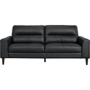  Homelegance Lewes 8566BLK 2 pc Living Room Set IMAGE 2