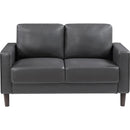  Homelegance Malcolm 9203DGY 2 pc Living Room Set IMAGE 3