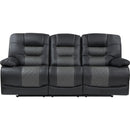  Homelegance Fabian 9388GRY 2 pc Reclining Living Room Set IMAGE 2
