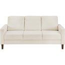  Homelegance Crandall 9520BEG 2 pc Living Room Set IMAGE 2