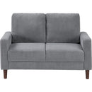  Homelegance Crandall 9520GRY 2 pc Living Room Set IMAGE 3