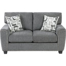  Homelegance Isabel 9538DGY 2 pc Living Room Set IMAGE 3
