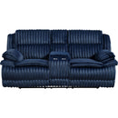  Homelegance Goodland 9577BU 2 pc Reclining Living Room Set IMAGE 3