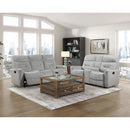  Homelegance Lyndon 9610GY 2 pc Reclining Living Room Set IMAGE 1