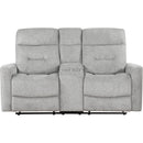  Homelegance Lyndon 9610GY 2 pc Reclining Living Room Set IMAGE 3
