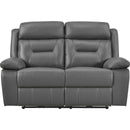  Homelegance Laconia 9629DGY 2 pc Power Reclining Living Room Set IMAGE 3